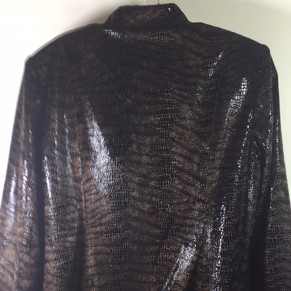 Jenni Max High Neck Loop Closure Jacket Size 20 - image 6